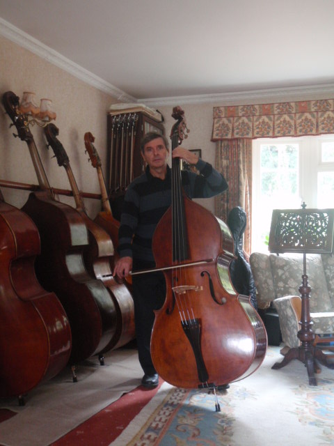 Malcolm with double bass